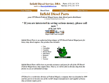 Tablet Screenshot of infielddiesel.com